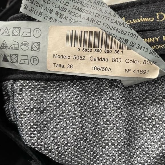 Massimo Dutti Slim Fit Black Skinny Jeans Size 4 - Picture 6 of 7